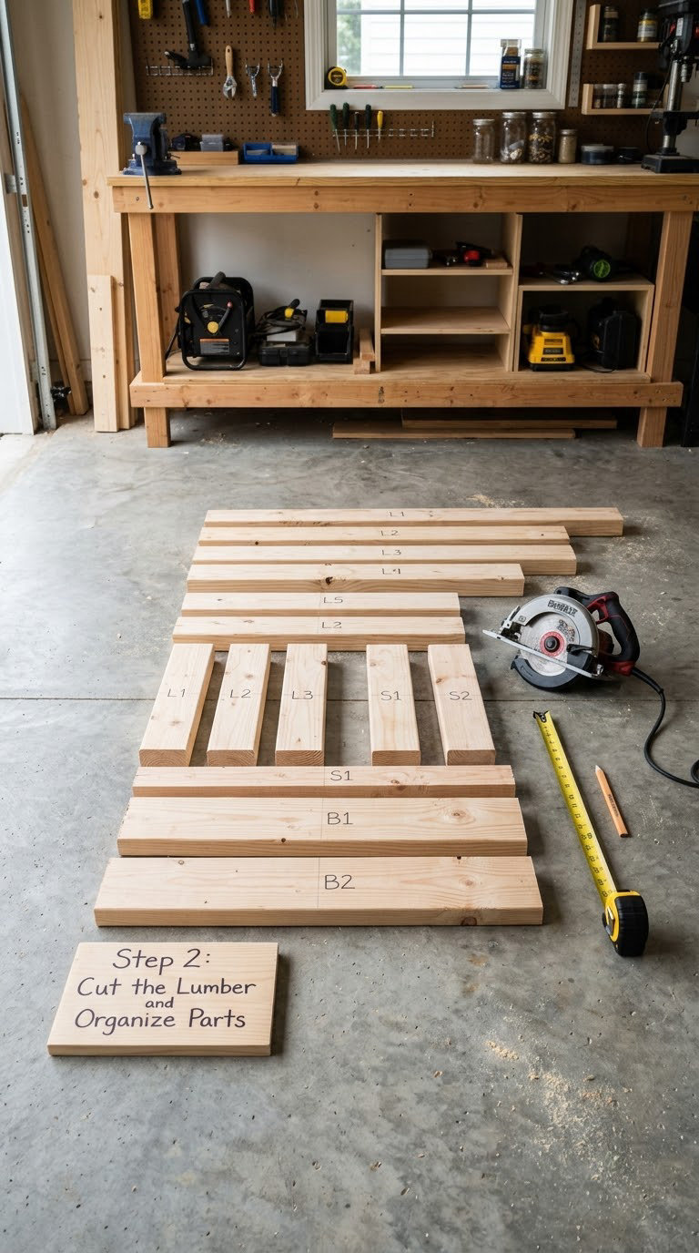 Step 2: Cut the Lumber and Organize Parts