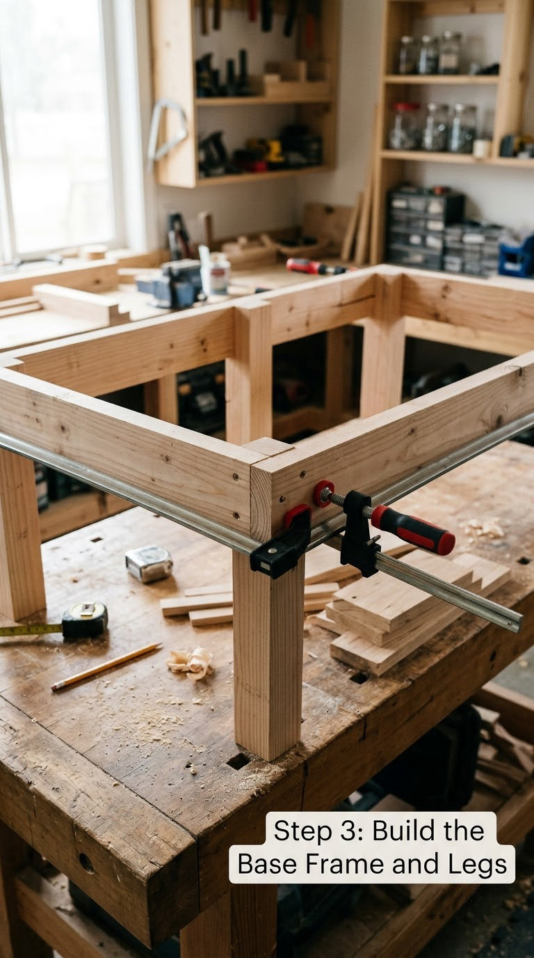 Step 3: Build the Base Frame and Legs