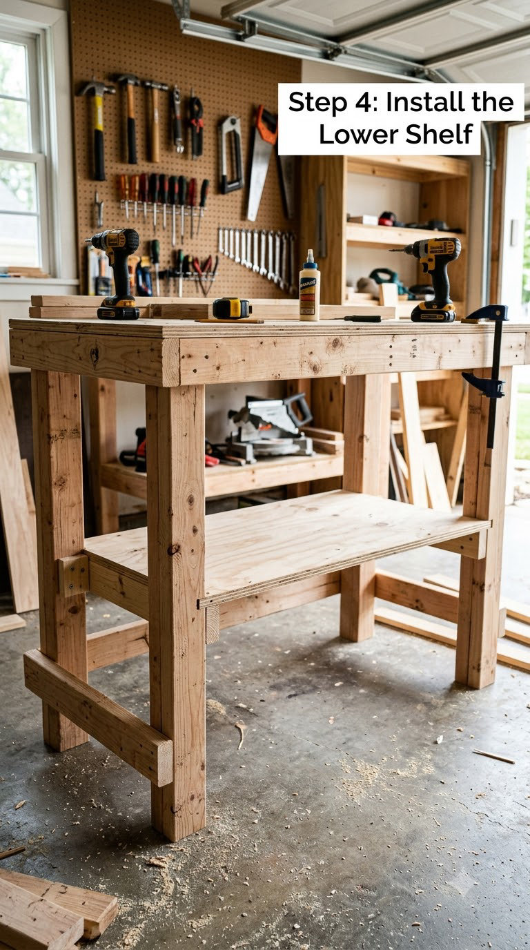 Step 4: Install the Lower Shelf