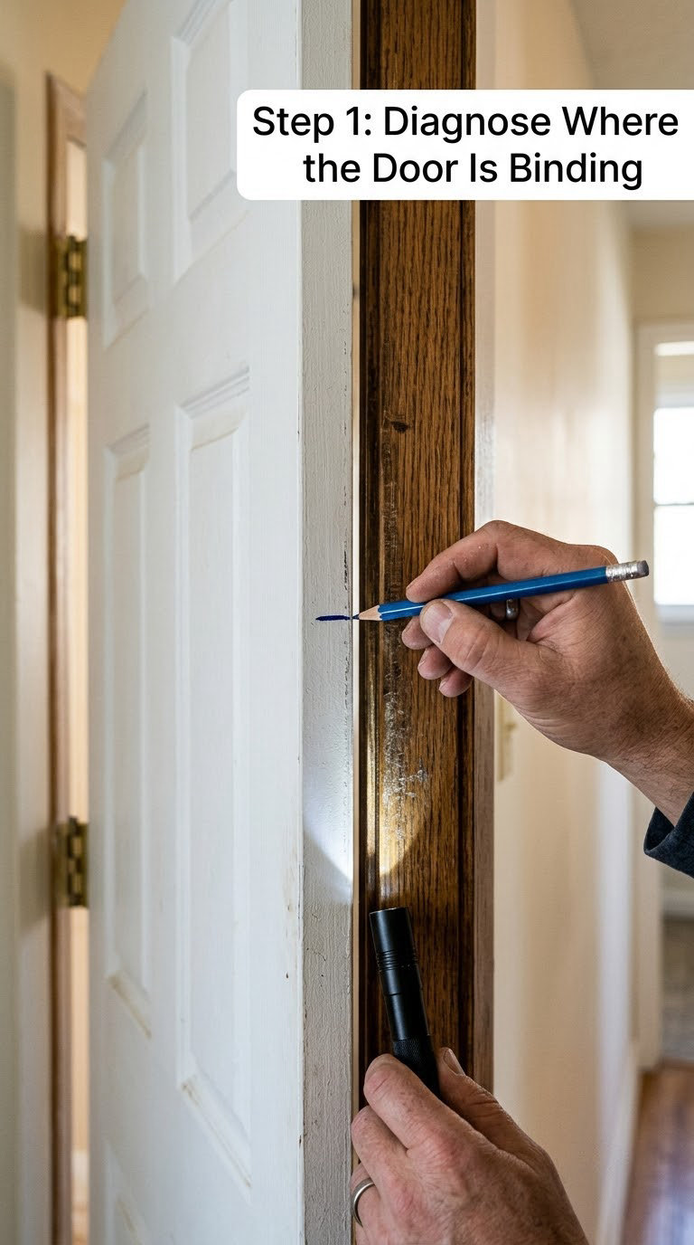 Step 1: Diagnose Where the Door Is Binding