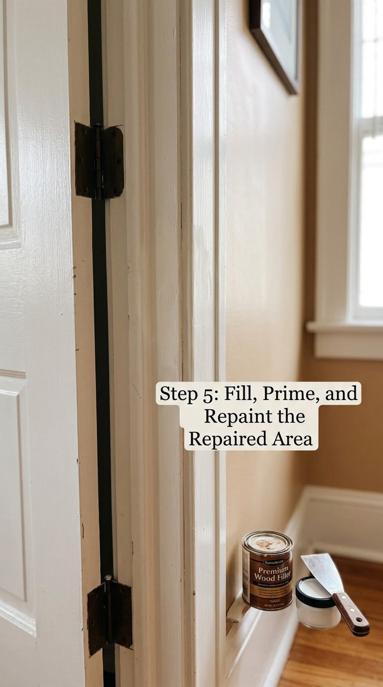 Step 5: Fill, Prime, and Repaint the Repaired Area