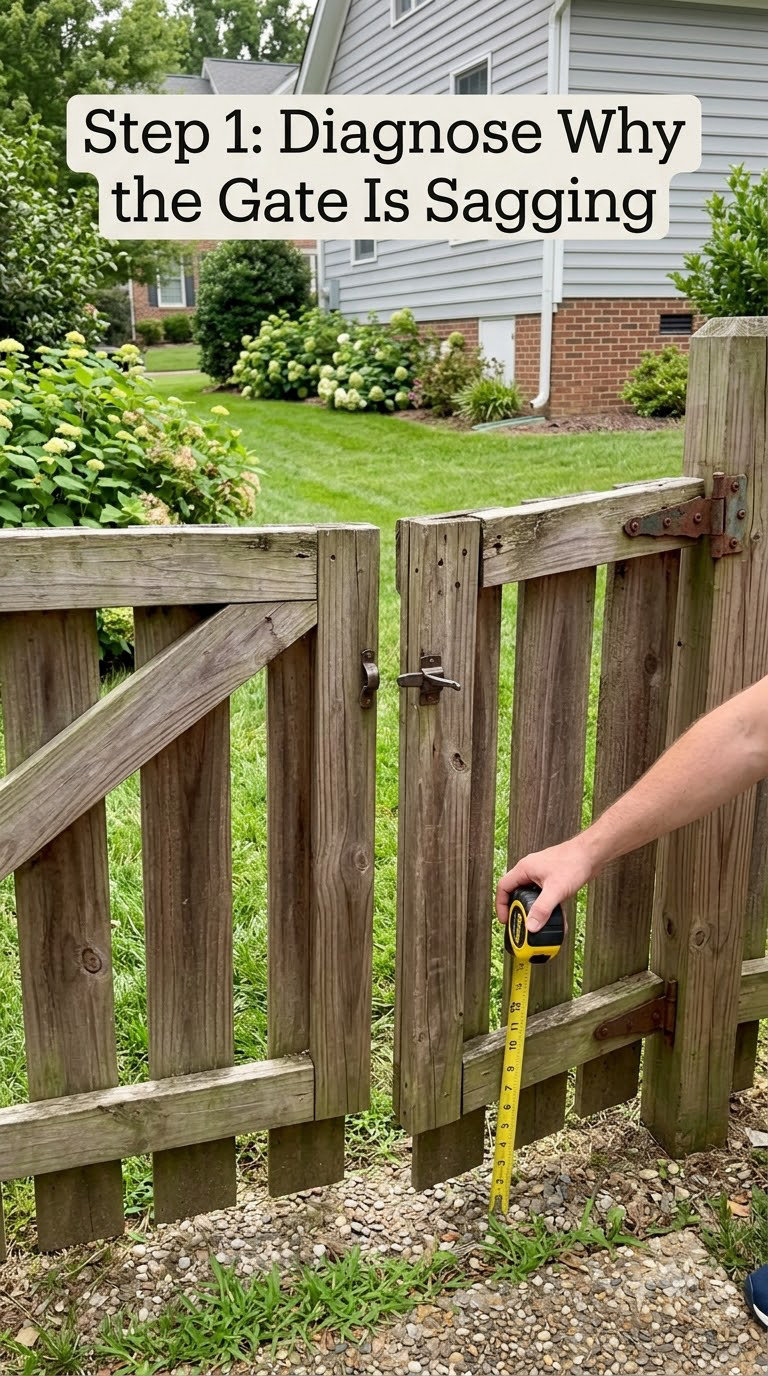 Step 1: Diagnose Why the Gate Is Sagging
