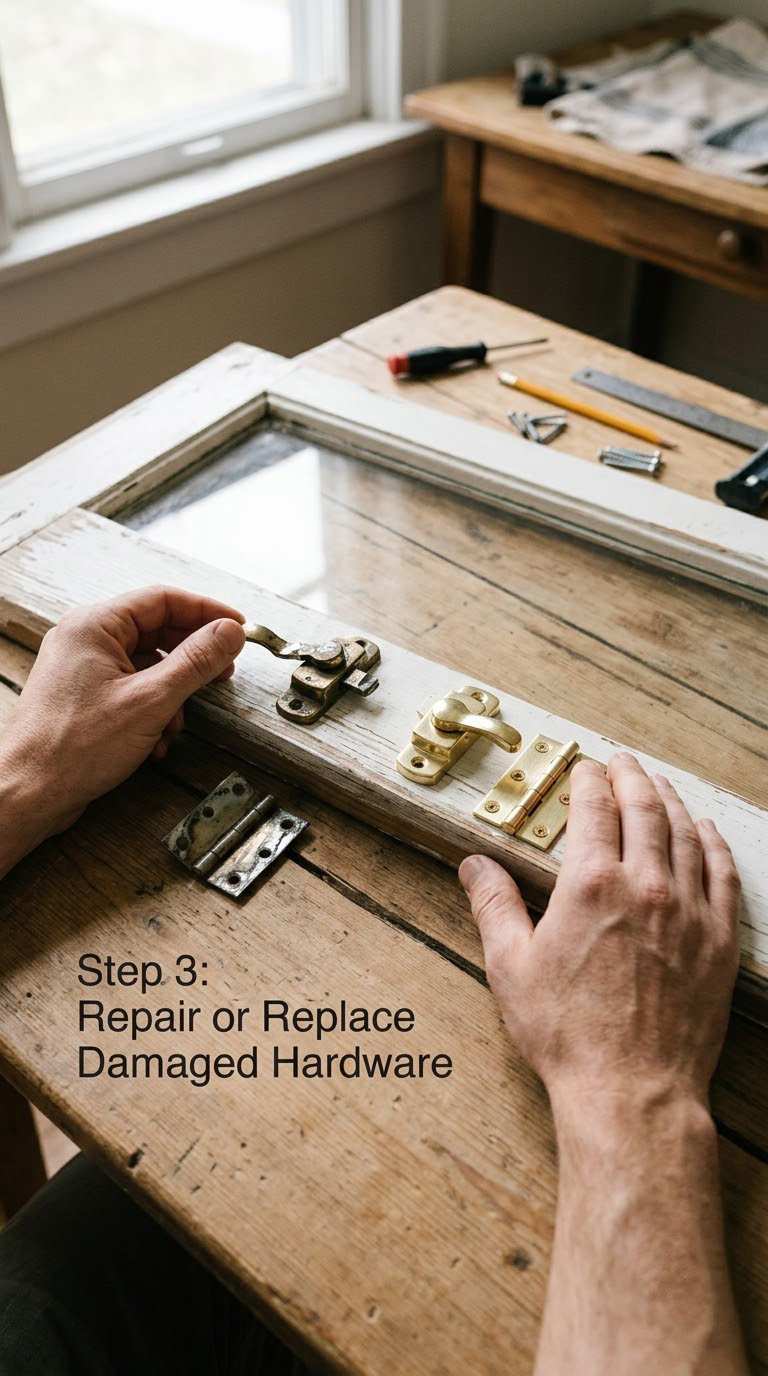 Step 3: Repair or Replace Damaged Hardware