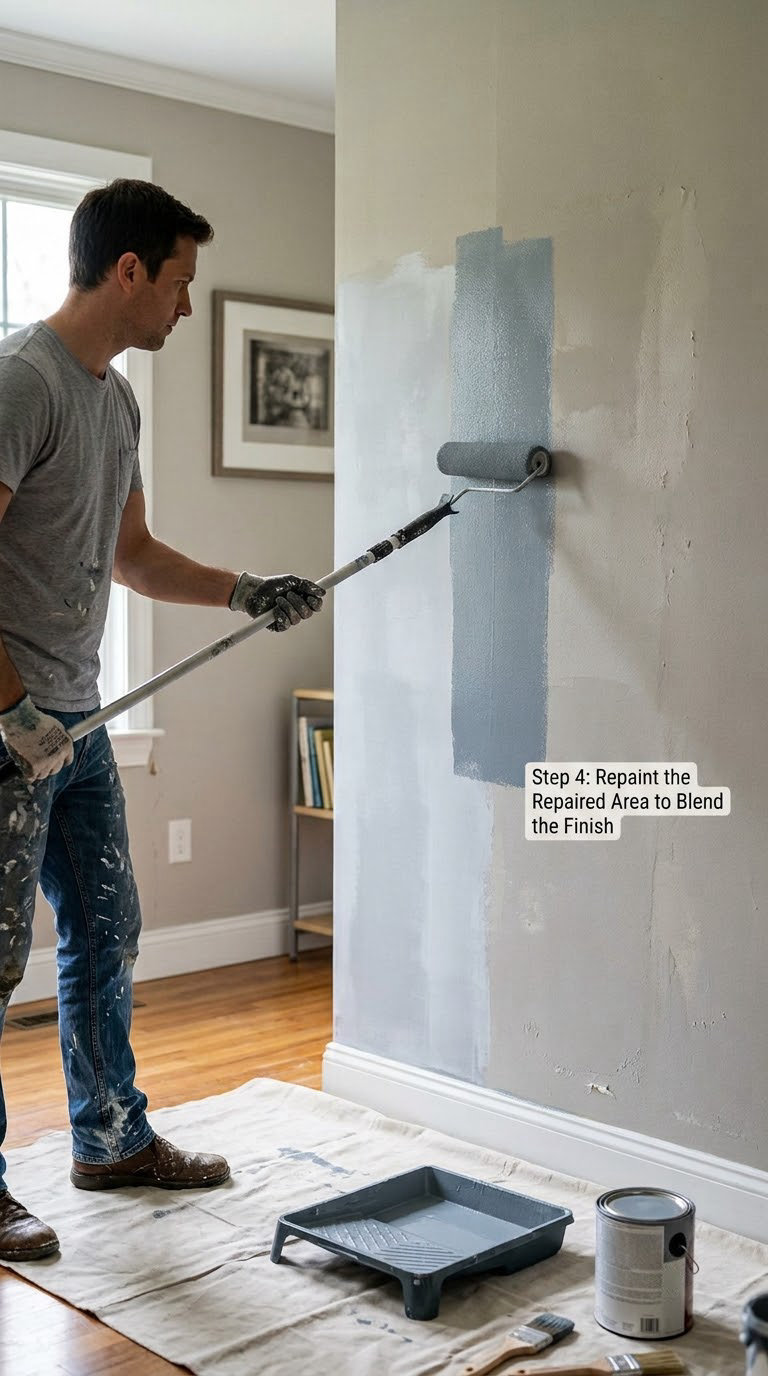 Step 4: Repaint the Repaired Area to Blend the Finish