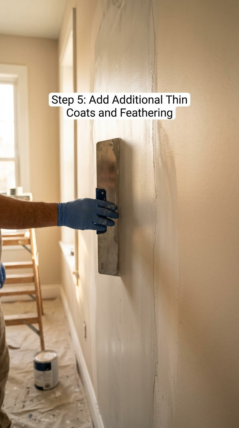 Step 5: Add Additional Thin Coats and Feathering