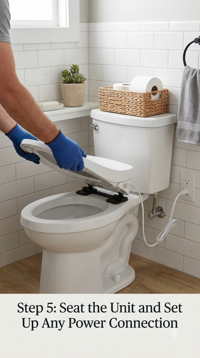 Step 5: Seat the Unit and Set Up Any Power Connection