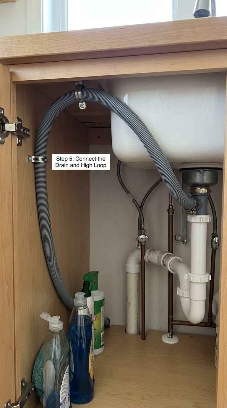 Step 5: Connect the Drain and High Loop