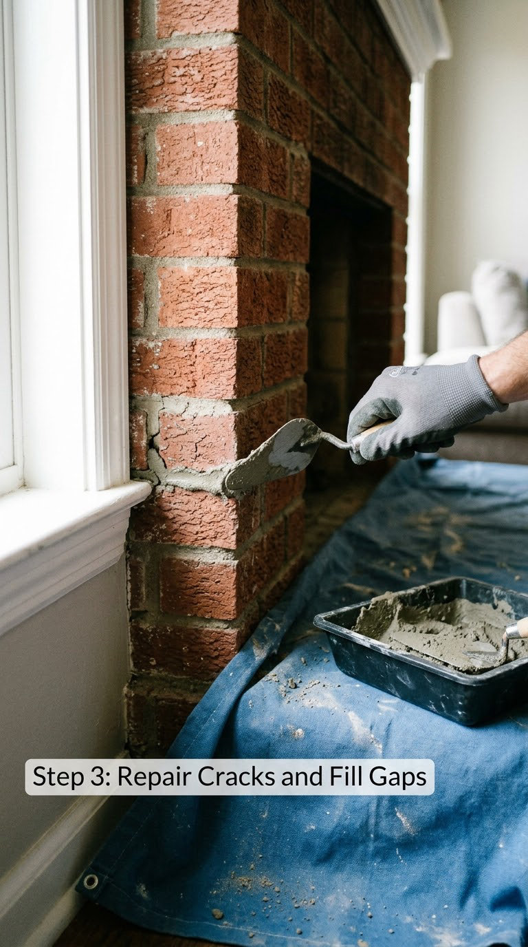 Step 3: Repair Cracks and Fill Gaps