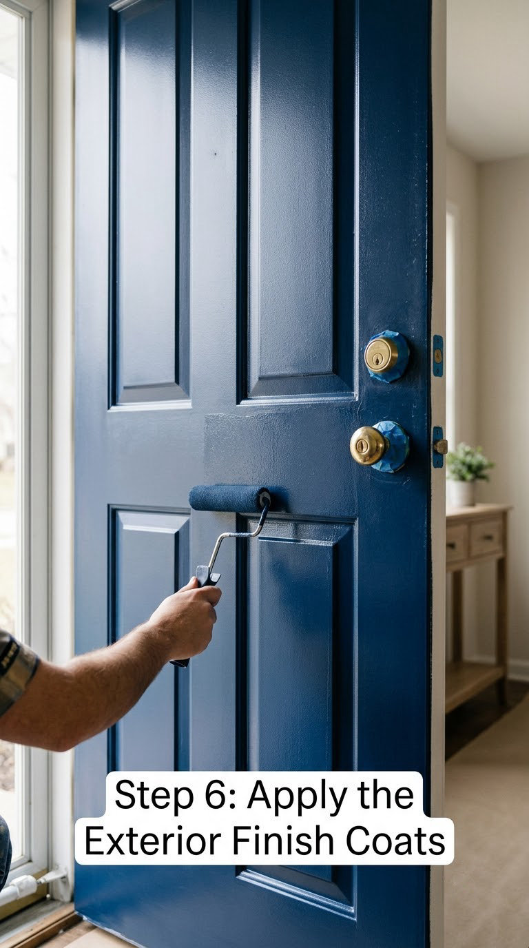 Step 6: Apply the Exterior Finish Coats