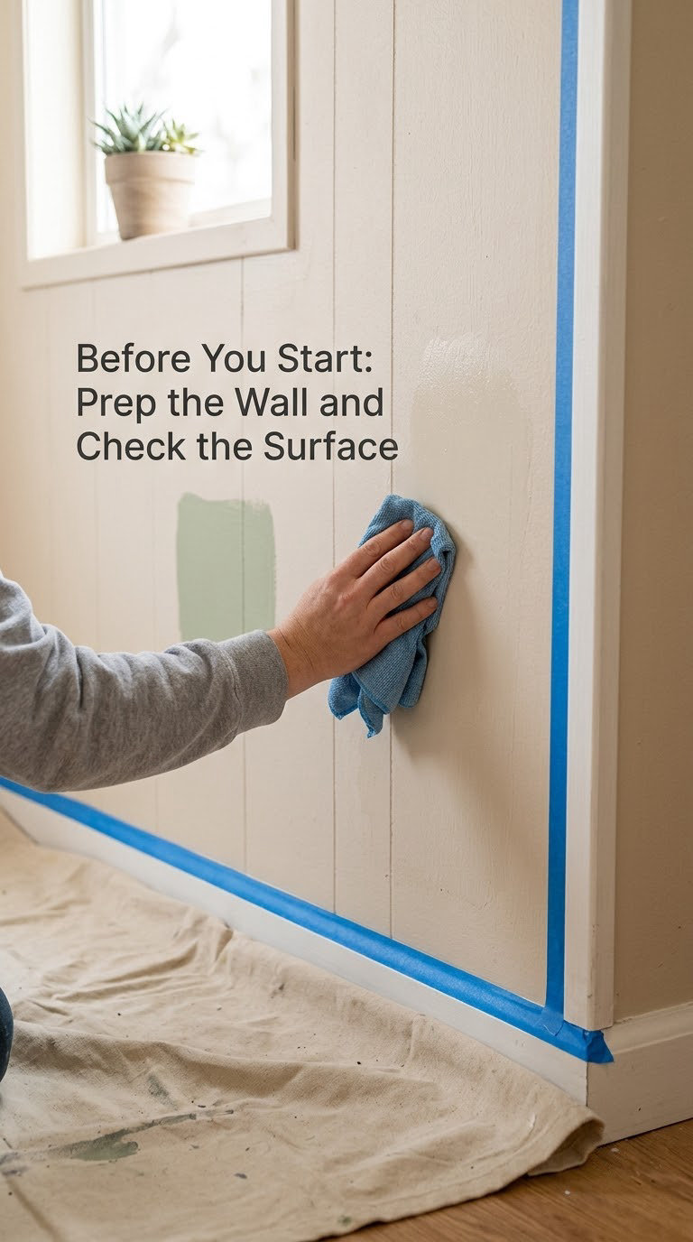 Before You Start: Prep the Wall and Check the Surface