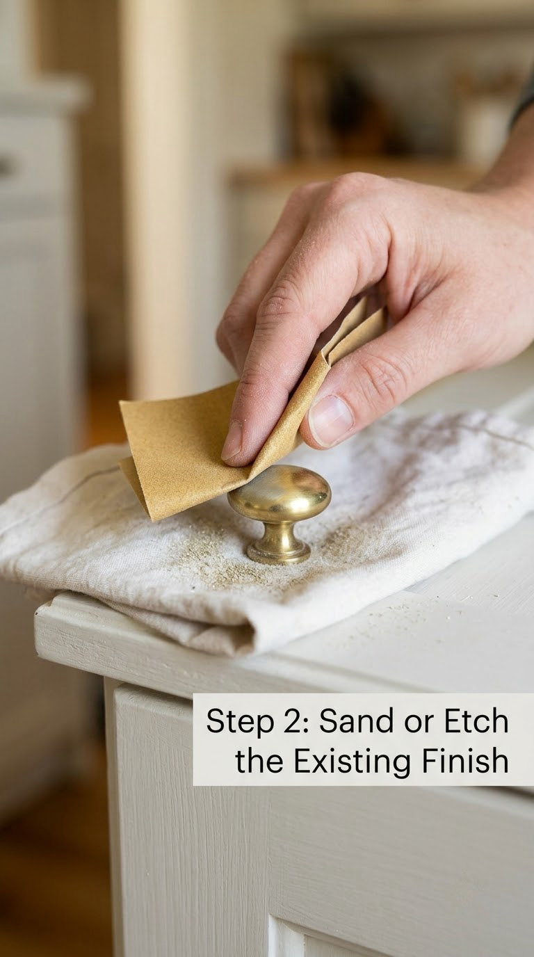 Step 2: Sand or Etch the Existing Finish