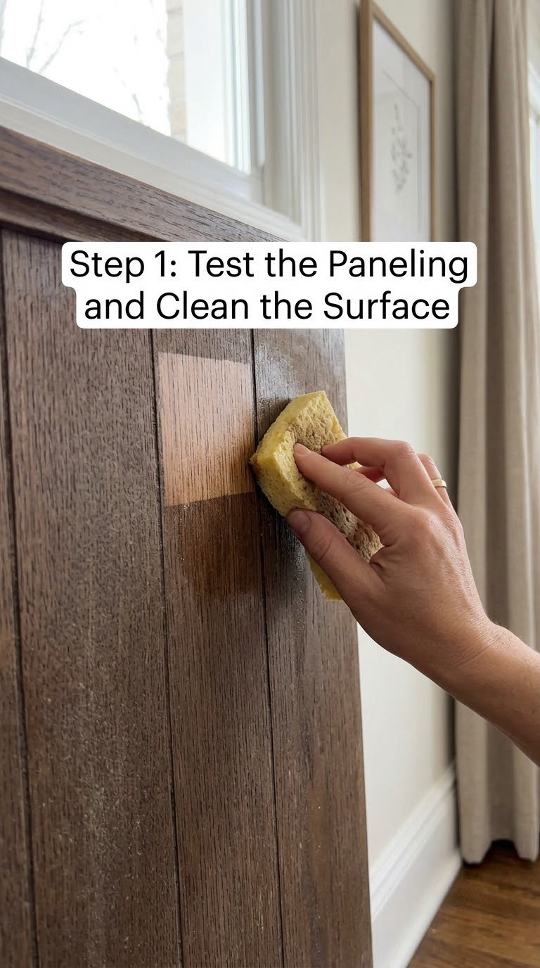 Step 1: Test the Paneling and Clean the Surface