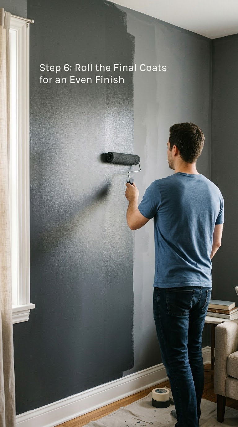 Step 6: Roll the Final Coats for an Even Finish
