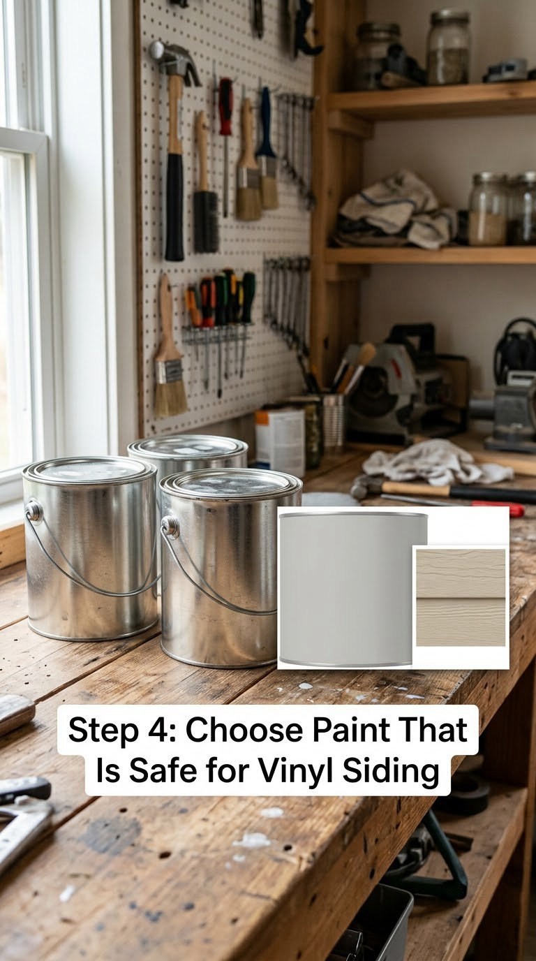Step 4: Choose Paint That Is Safe for Vinyl Siding