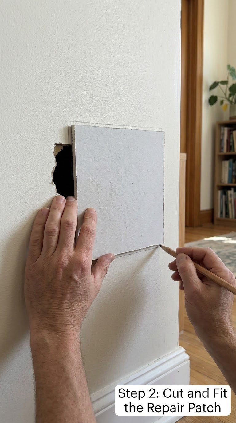 Step 2: Cut and Fit the Repair Patch