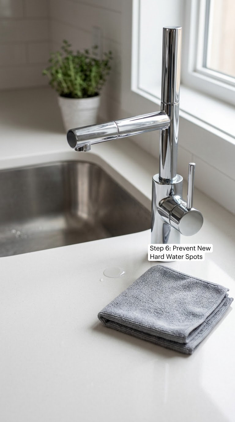 Step 6: Prevent New Hard Water Spots
