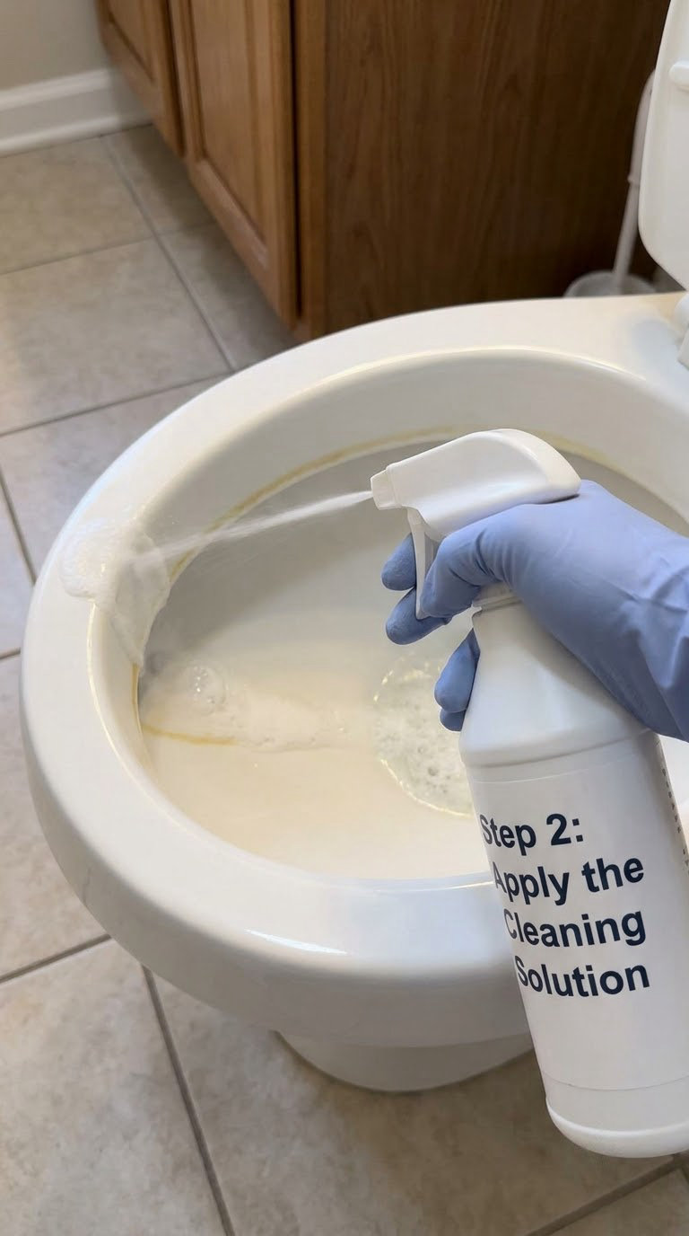 Step 2: Apply the Cleaning Solution