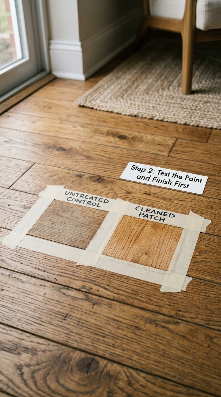 Step 2: Test the Paint and Finish First