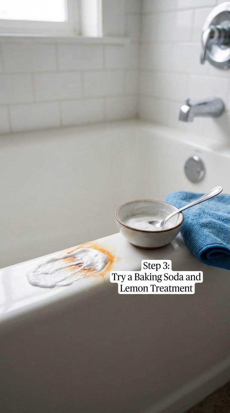 Step 3: Try a Baking Soda and Lemon Treatment