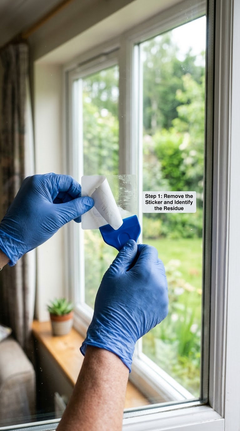 Step 1: Remove the Sticker and Identify the Residue
