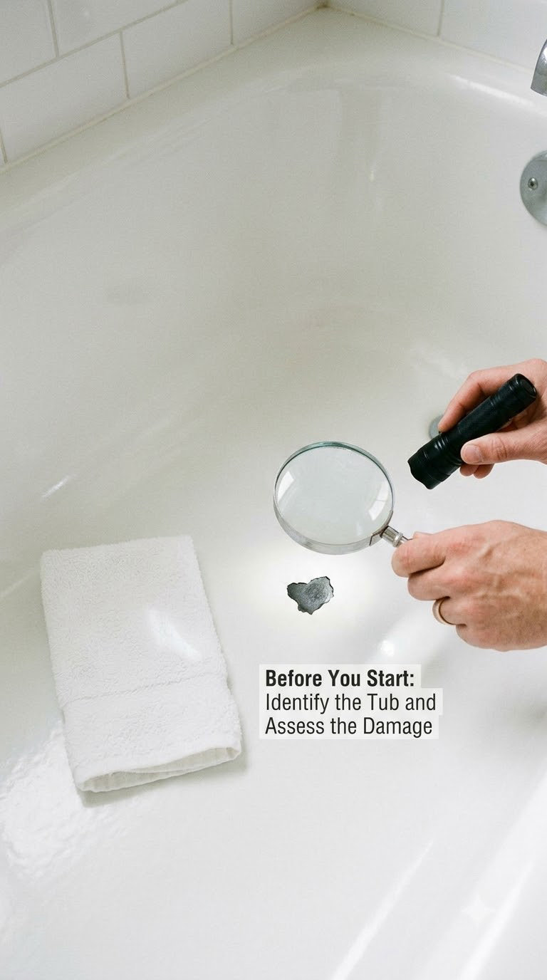 Before You Start: Identify the Tub and Assess the Damage
