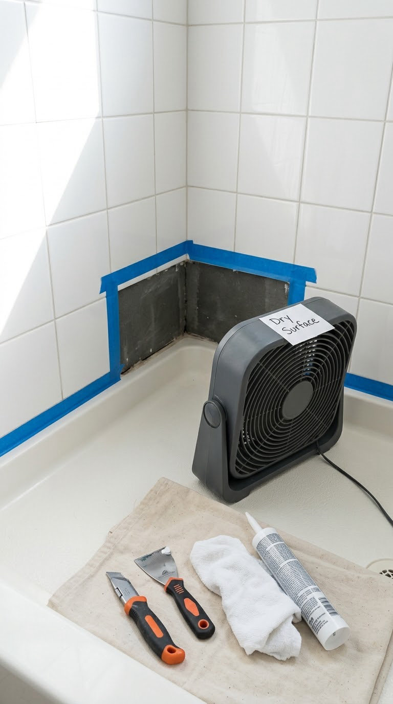 Step 4: Clean and Dry the Repair Area