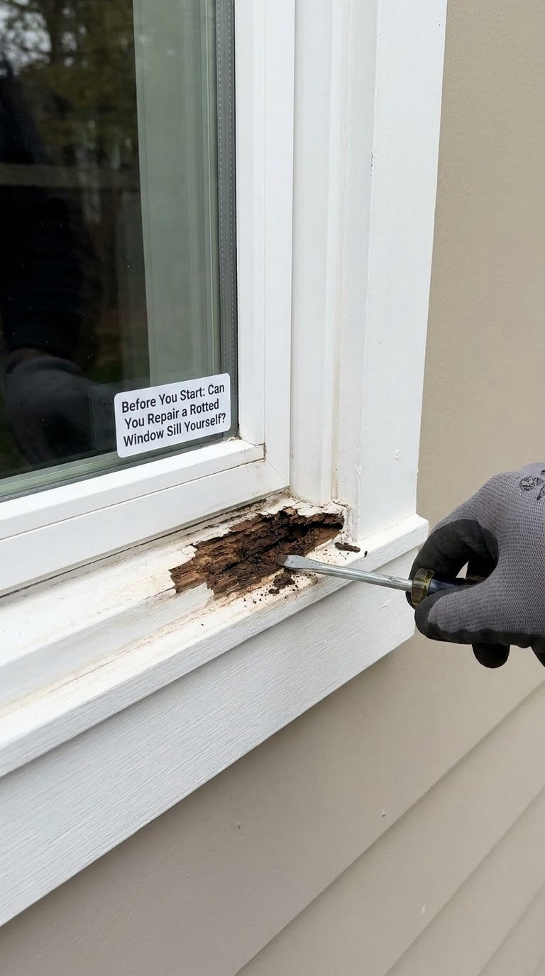 Before You Start: Can You Repair a Rotted Window Sill Yourself?