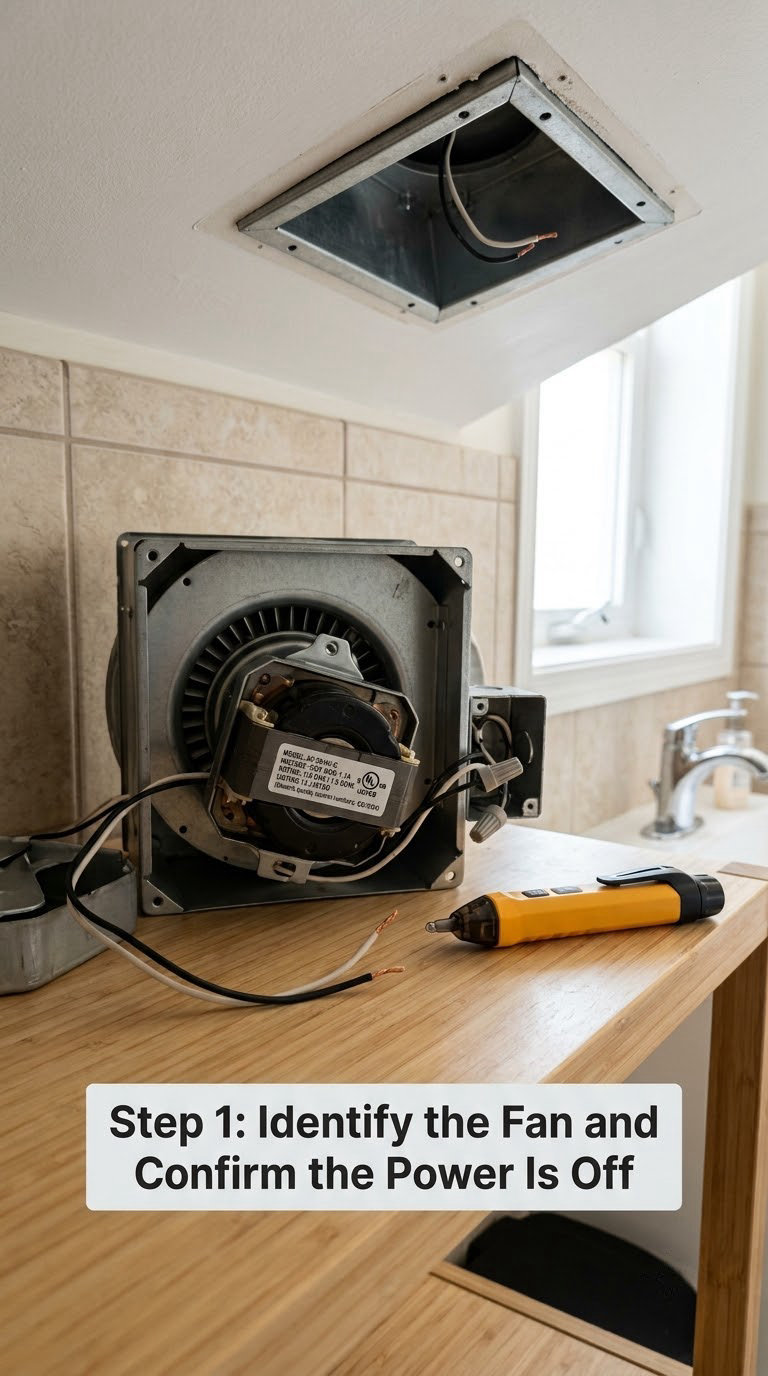 Step 1: Identify the Fan and Confirm the Power Is Off