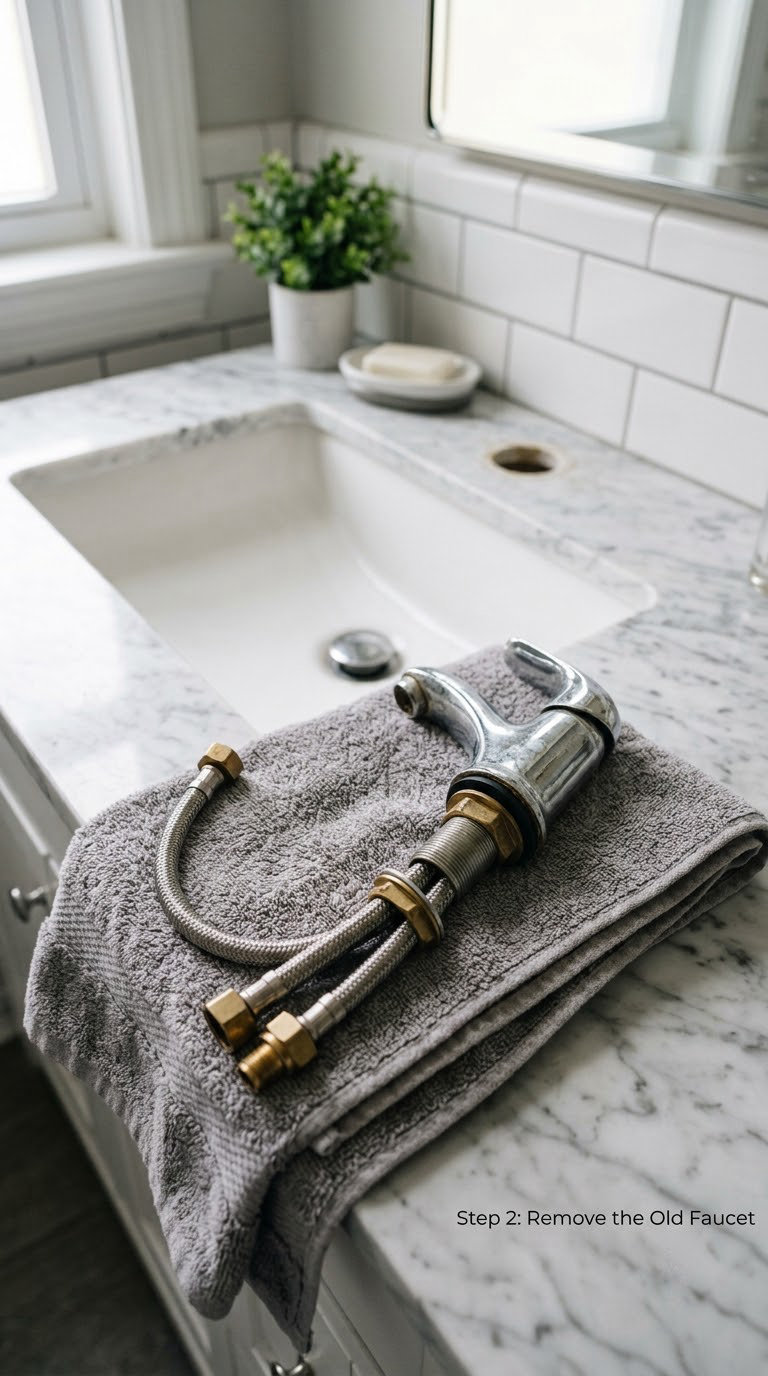 Step 2: Remove the Old Faucet