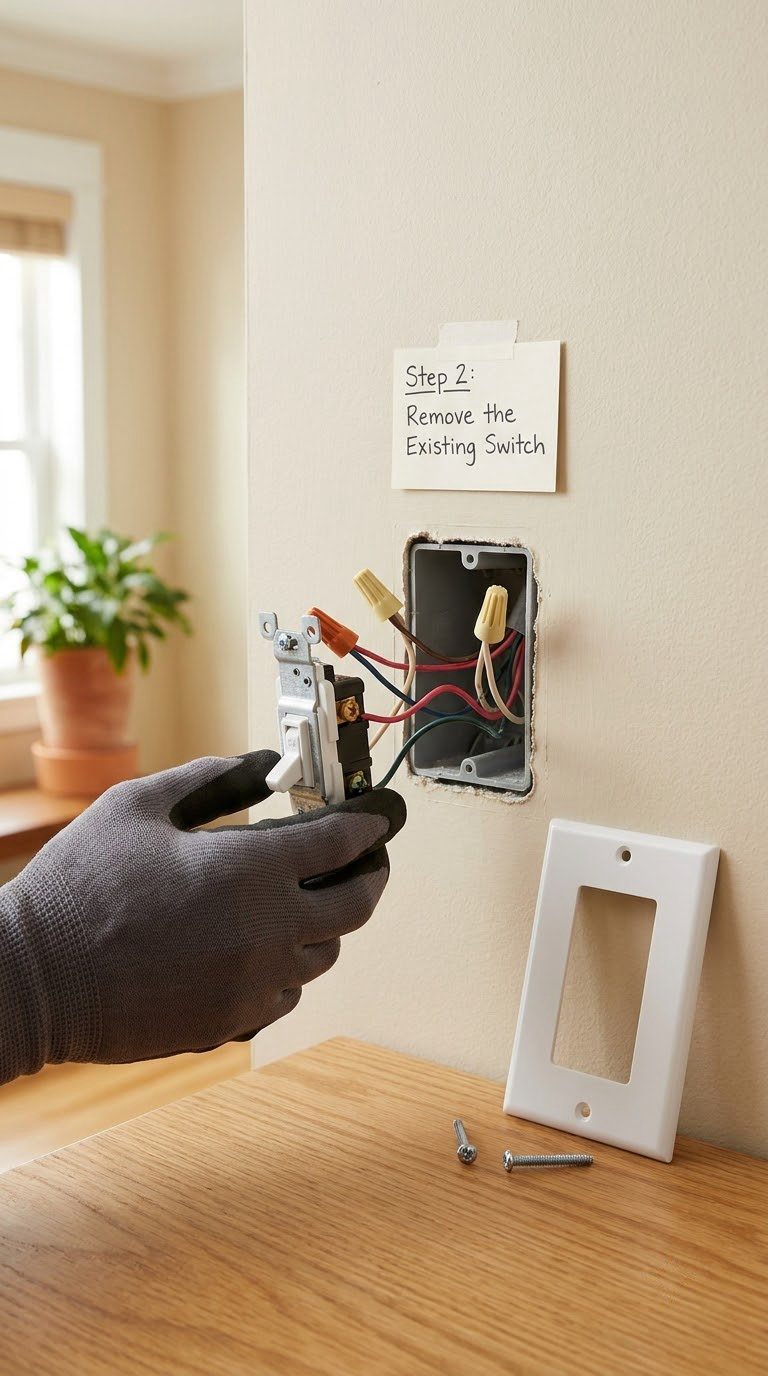 Step 2: Remove the Existing Switch