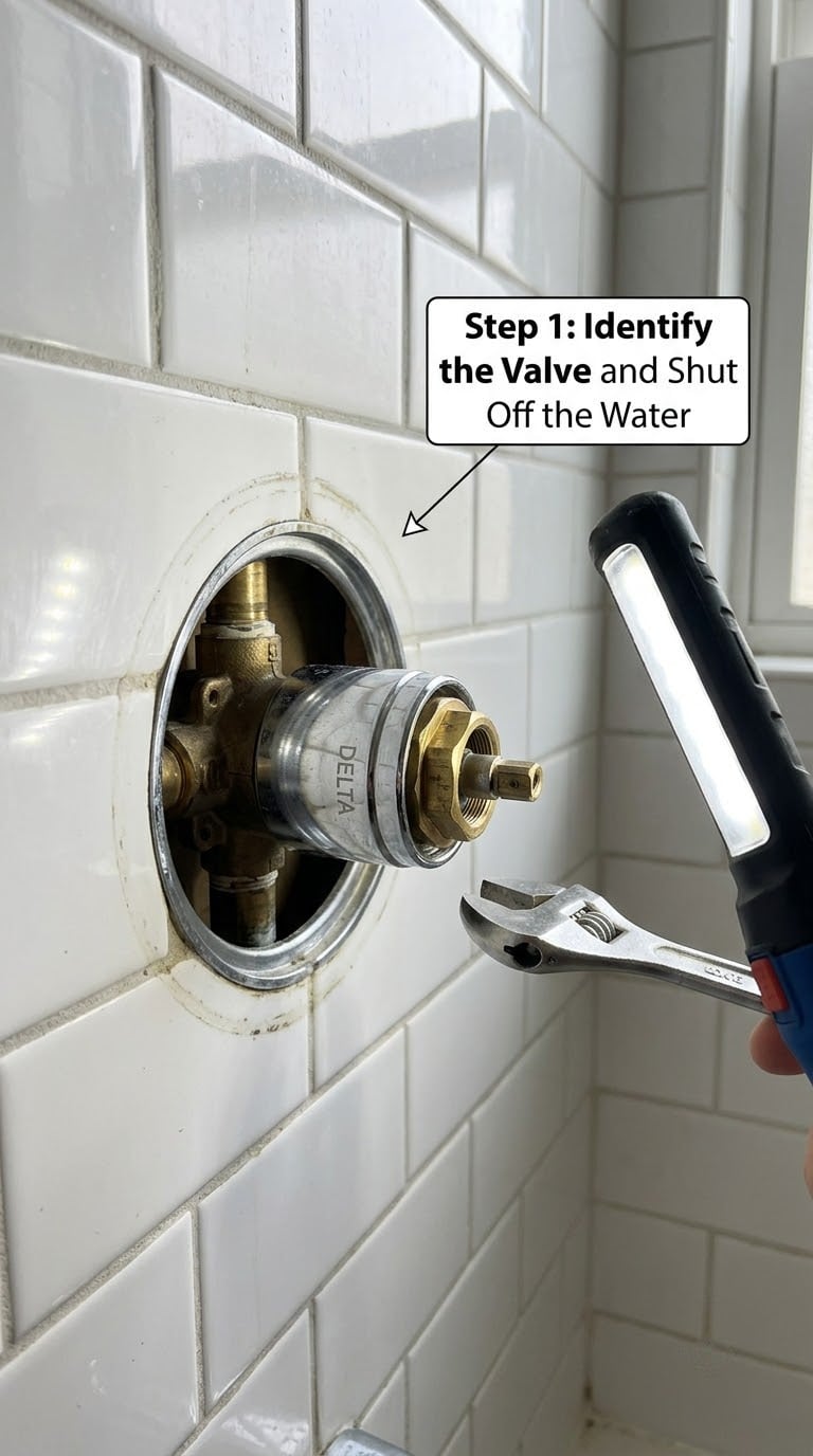 Step 1: Identify the Valve and Shut Off the Water