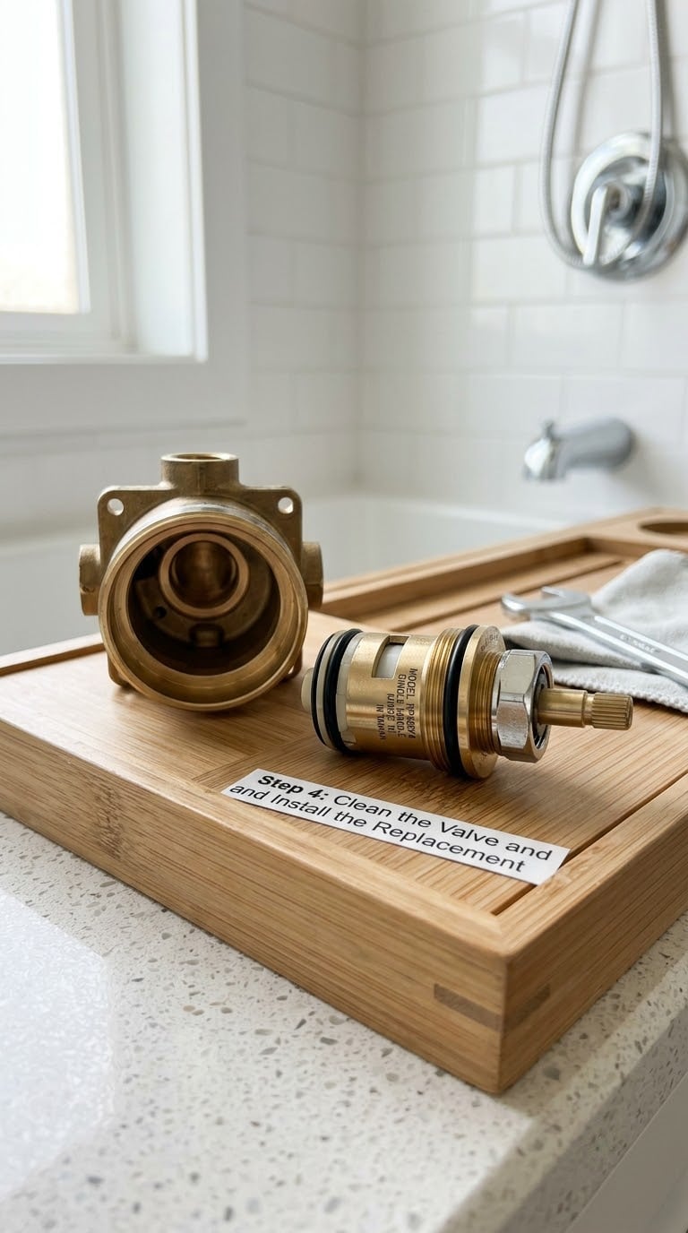 Step 4: Clean the Valve and Install the Replacement
