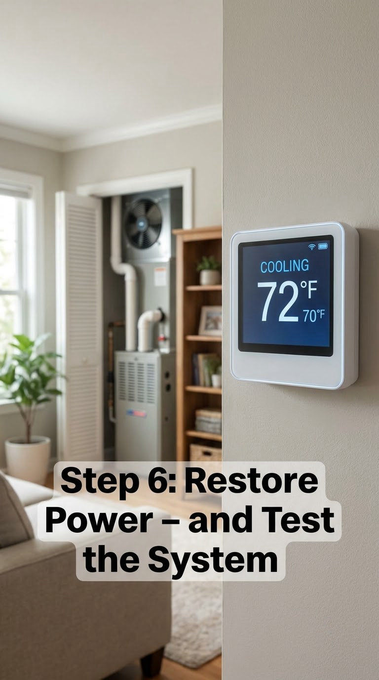 Step 6: Restore Power and Test the System