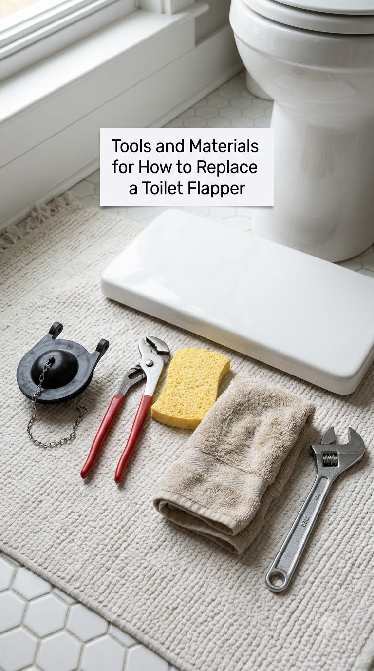 Tools and Materials for How to Replace a Toilet Flapper