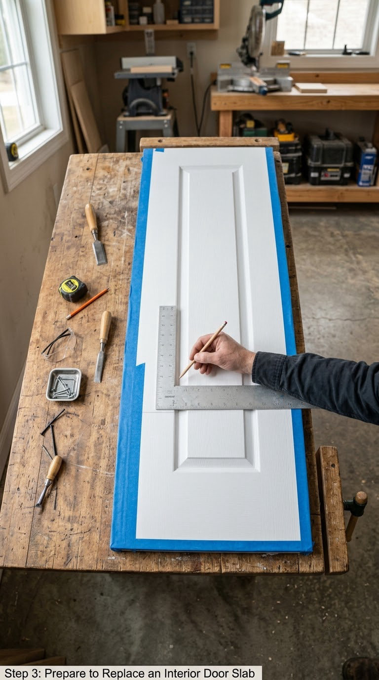Step 3: Prepare to Replace an Interior Door Slab