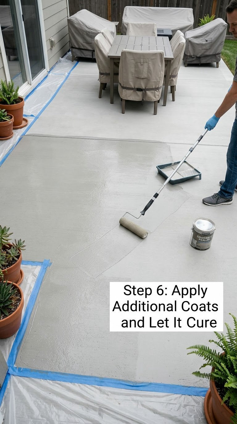 Step 6: Apply Additional Coats and Let It Cure